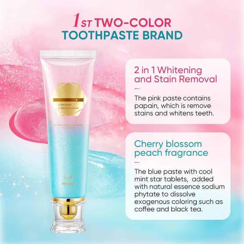 โจ ๐ฆท Niacinamide Whitening Toothpaste - For Healthier, Whiter Teeth!