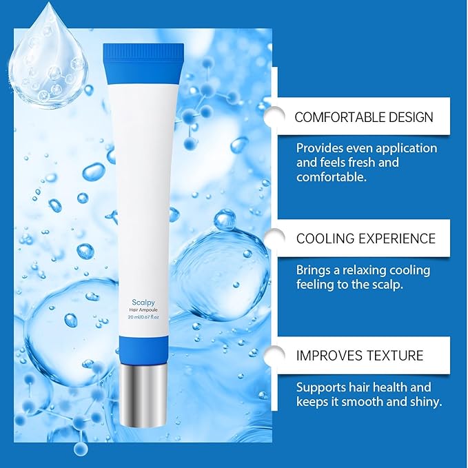 ☘️Head hair growth essence-the roller design is closer to the scalp
