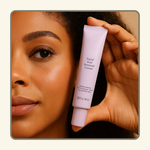 Facial Hair Removal Cream & Calming Serum