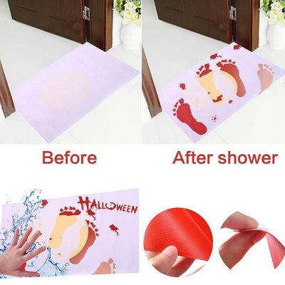 🎃Halloween Bloody Color Changing Bathroom Mats🩸Halloween Horror Appearance🩸