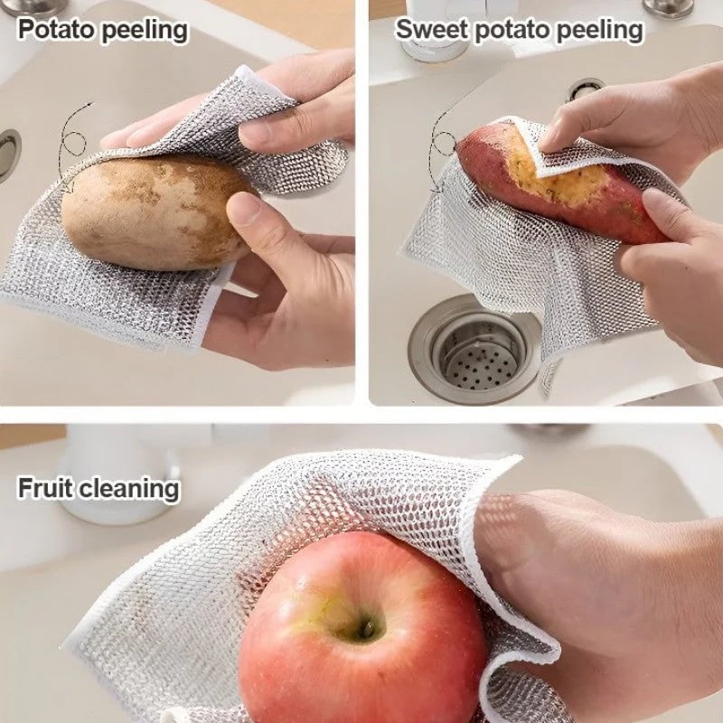 ð¥Metal Dishcloths (Double Layer)