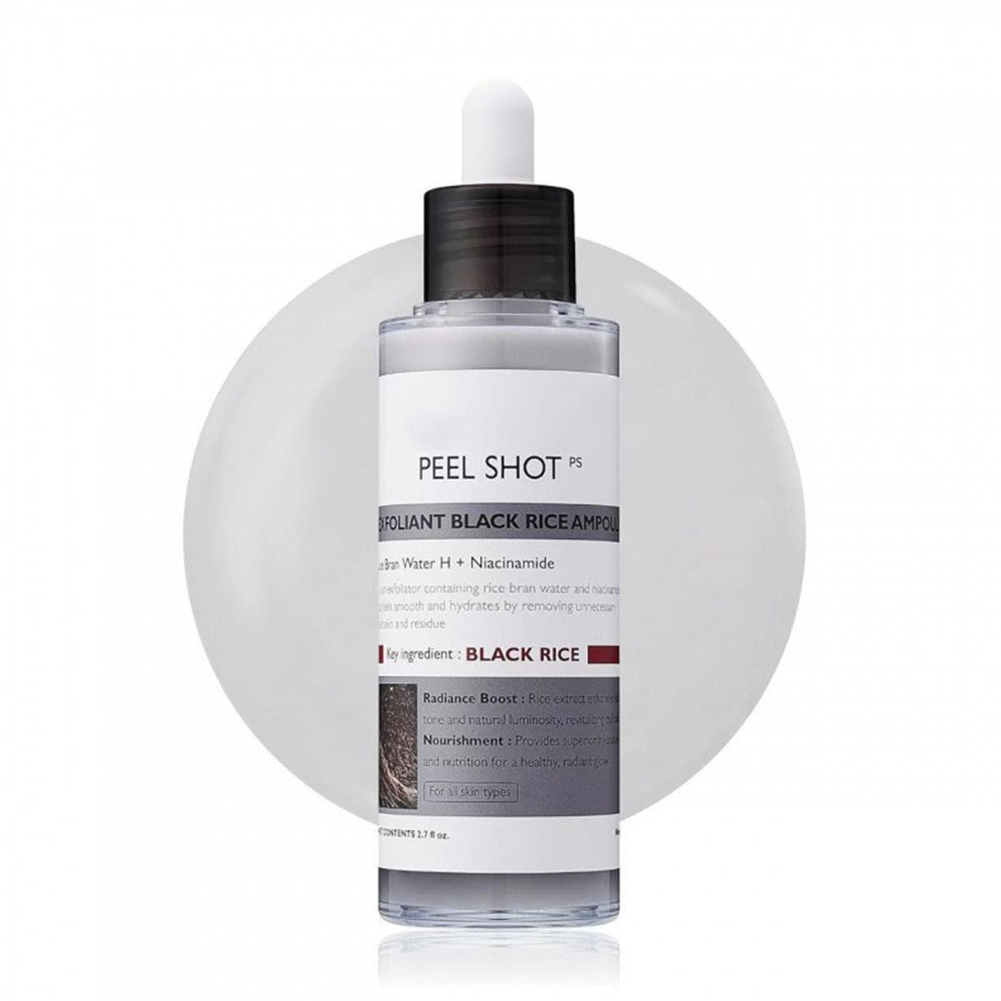 Peel Shot Glow Rice Ampoule Duo - Serums for Brightening, Exfoliating, and Moisturizing🌾