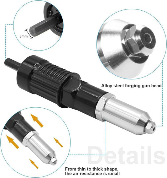 Electric Drill Conversion Rivet Drill Accessory Tool Kit