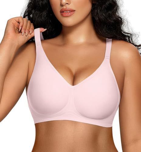2PCS Seamless Full Cup Bra Without Wire Soft and Comfortable Convertible Bra
