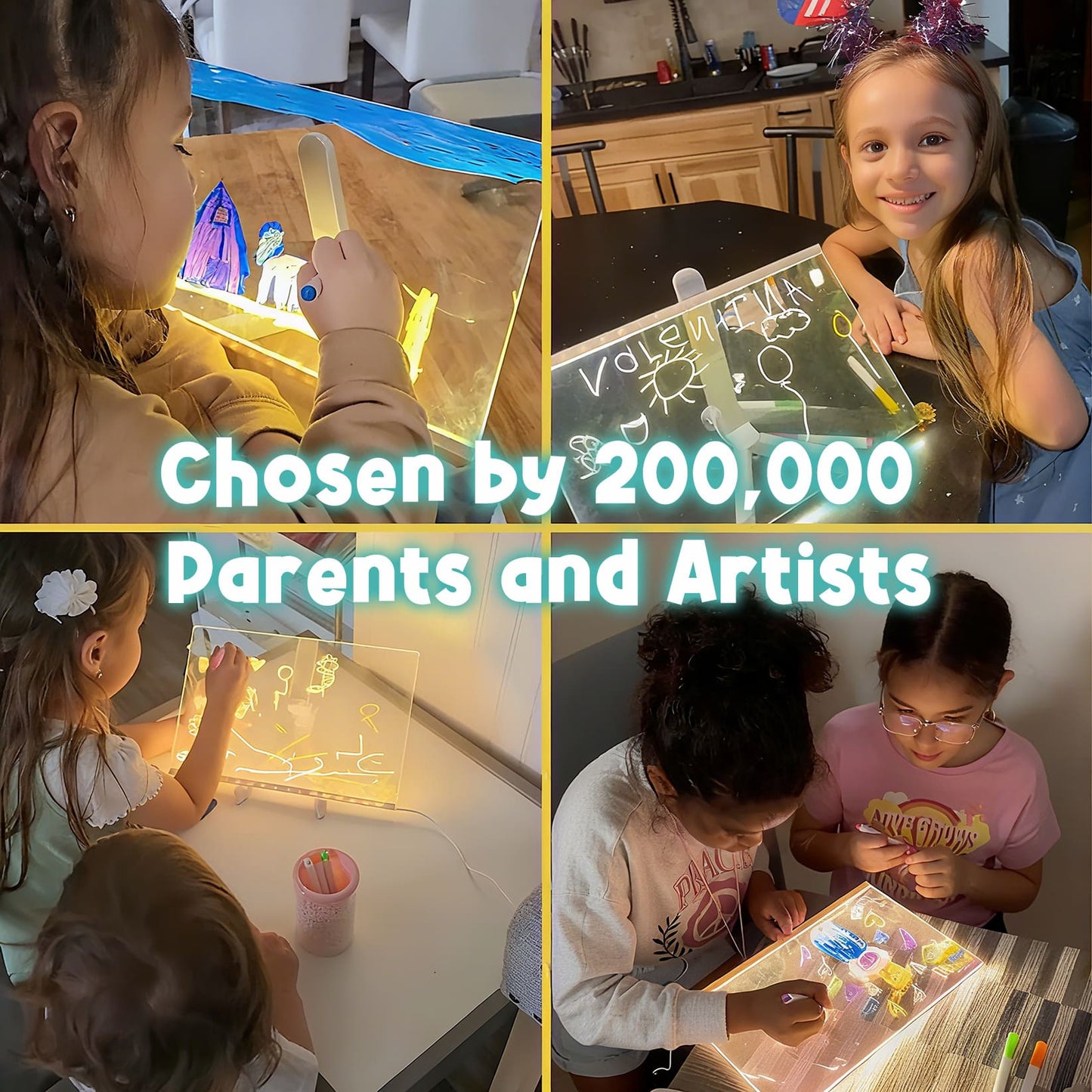 A Gift Every Little Artist Will Love ❤️LED Drawing Board