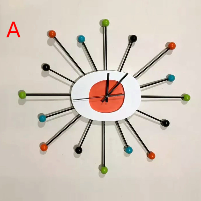 Starburst Sunburst Clock