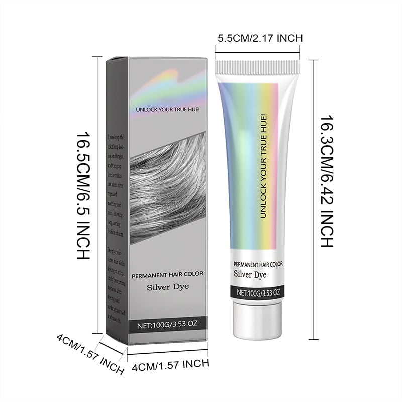 ✨2-in-1 Natural Essence Extract Silver Hair Dye