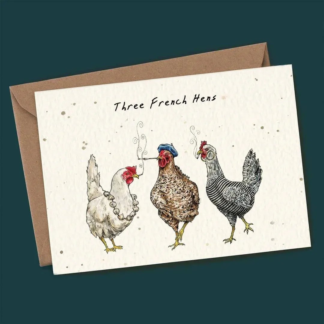 šTwelve Days Of Christmas Card Set