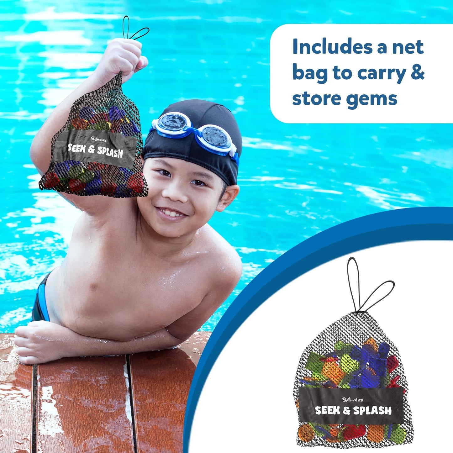 šDiving Gem Toys - Underwater Search and Find Game, Perfect for Swimming Pool & Summer Fun for Kids Ages 6 to 99