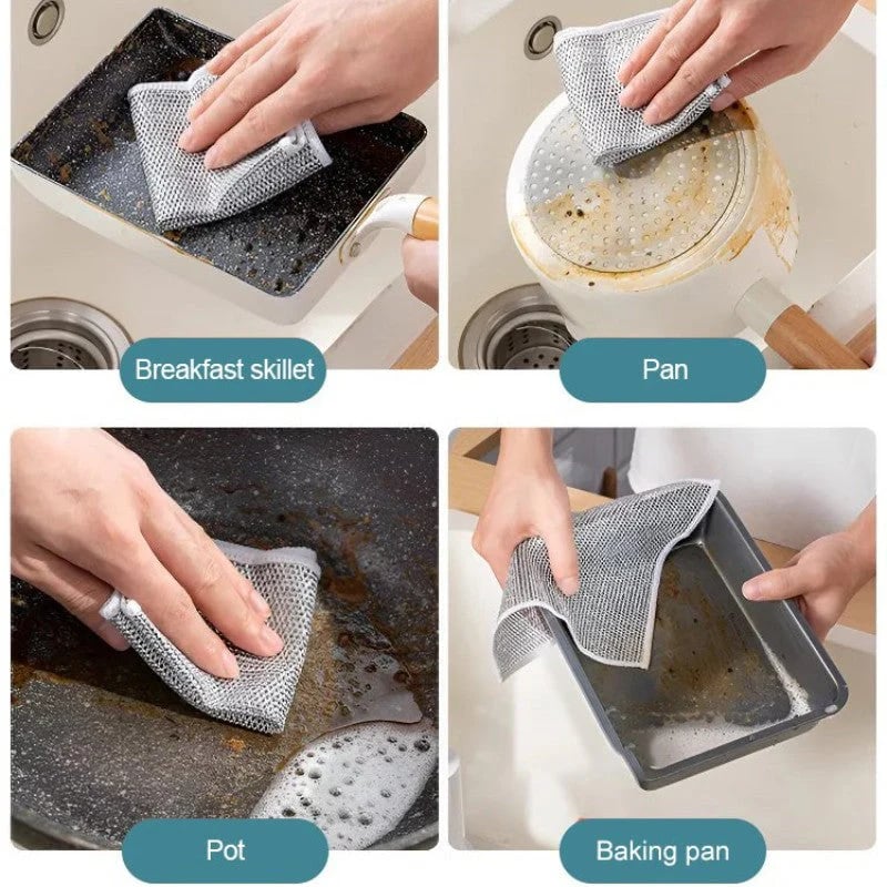 ð¥Metal Dishcloths (Double Layer)