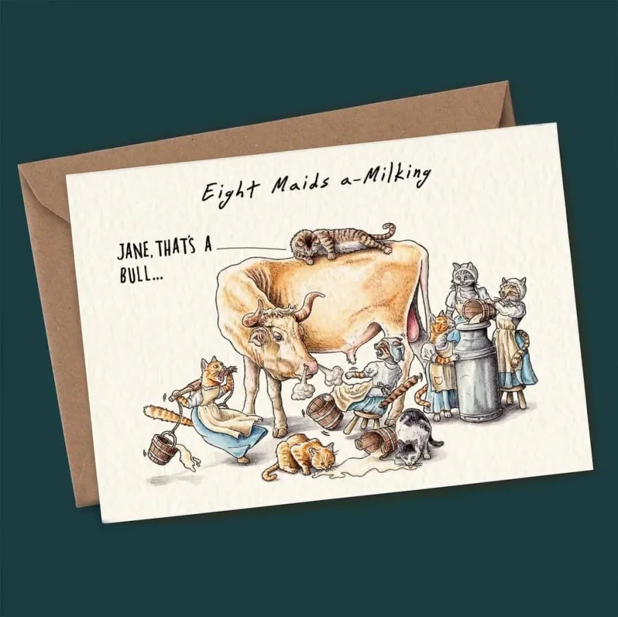 šTwelve Days Of Christmas Card Set
