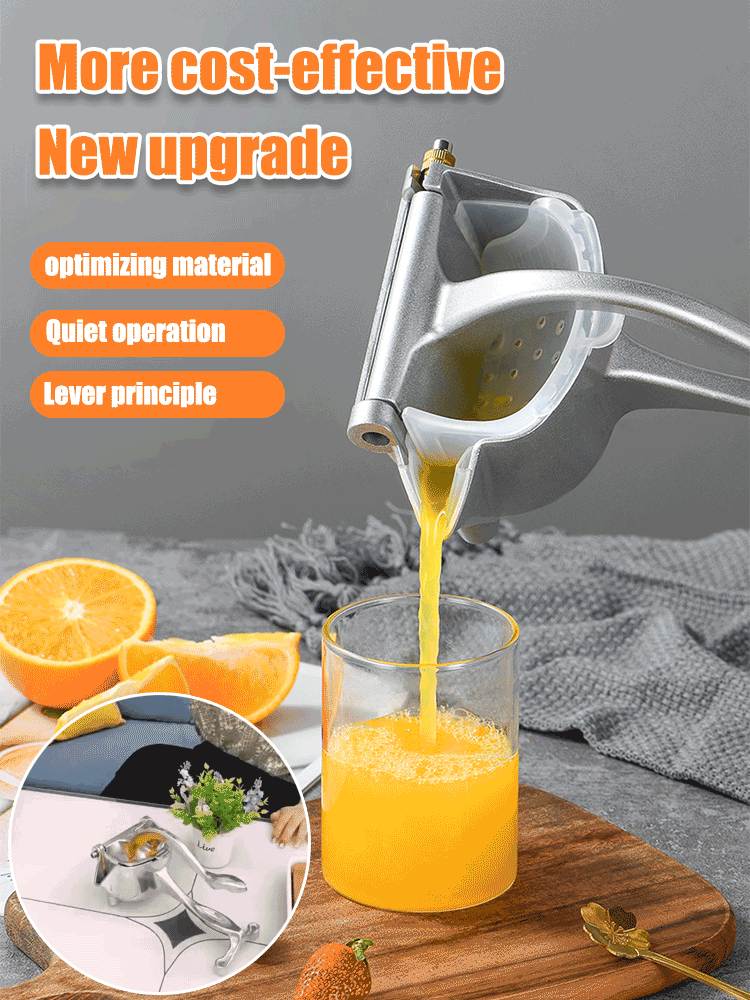 【Buy 1 Get 1 Free】304 Stainless Steel Manual Juicer - 360° Pressing, Pure Juice, No Waste💪🍹