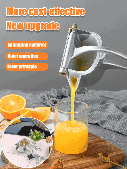 【Buy 1 Get 1 Free】304 Stainless Steel Manual Juicer - 360° Pressing, Pure Juice, No Waste💪🍹