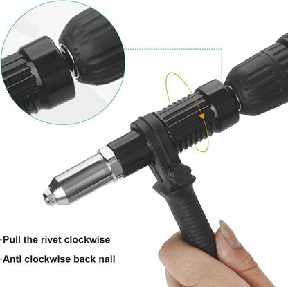 Electric Drill Conversion Rivet Drill Accessory Tool Kit