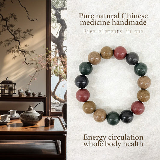 💫Pure Natural Chinese Medicine Handmade Five Elements Bracelet - Enhance Energy