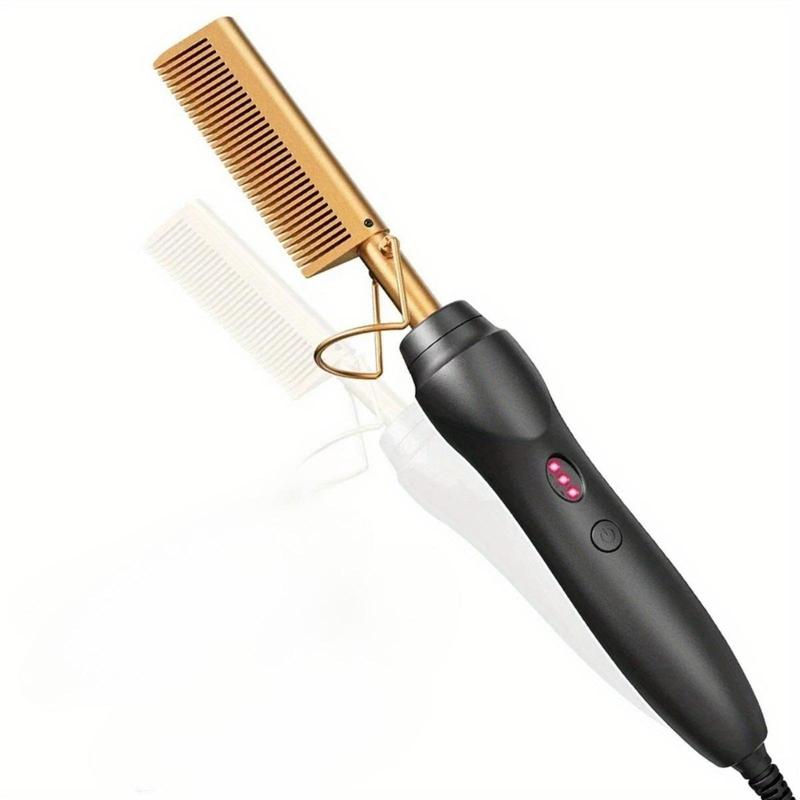 🔥Hot Comb Hair Straightener Electric Copper Comb Portable Travel - Last Day 60% OFF