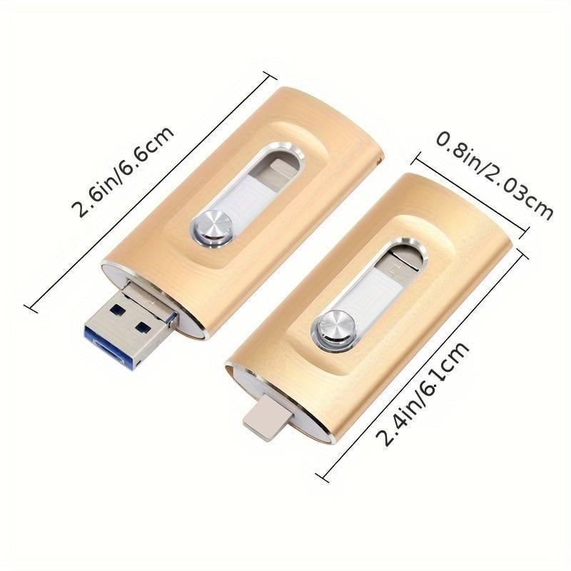 ⚡3-in-1 Flash Drive for Android Phone/PC and More