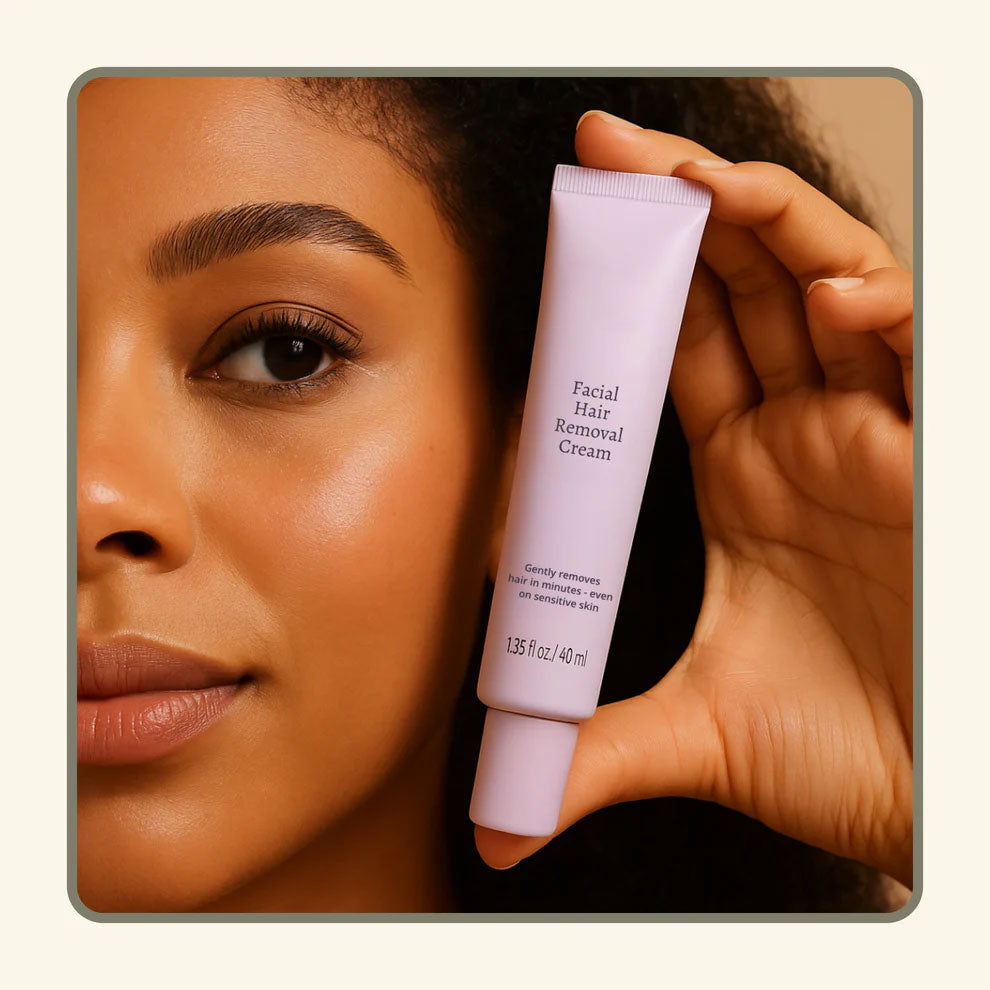 Facial Hair Removal Cream & Calming Serum