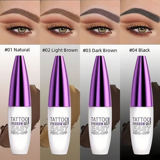 🌟🔥Semi-Permanent Tattoo Eyebrow Gel – 4 Colors Set