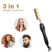 🔥Hot Comb Hair Straightener Electric Copper Comb Portable Travel - Last Day 60% OFF