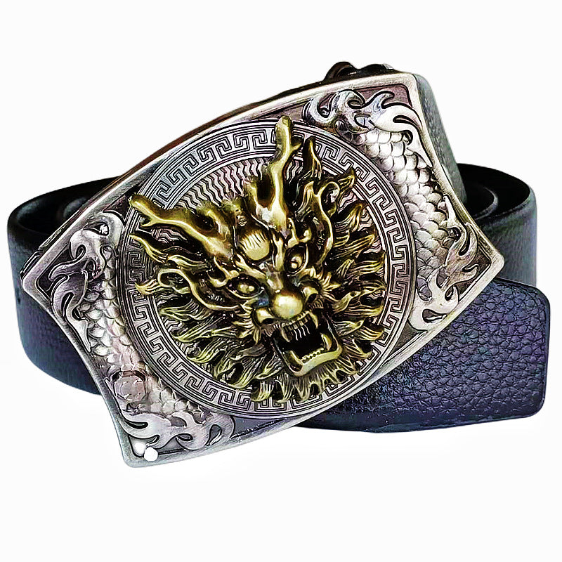 🔥🔥LAST DAY: 50% off Western Fashion Belts Made of Genuine Leather with Knife-Daisy Buttons