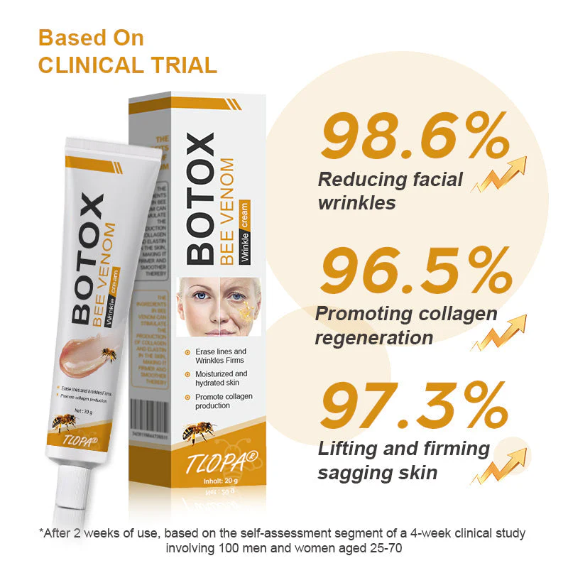 👨‍⚕️ LAST DAY 49% OFF✅  Botox Bee Venom Wrinkle Removal Cream