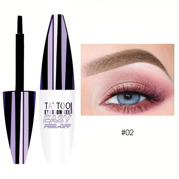 🌟🔥Semi-Permanent Tattoo Eyebrow Gel – 4 Colors Set