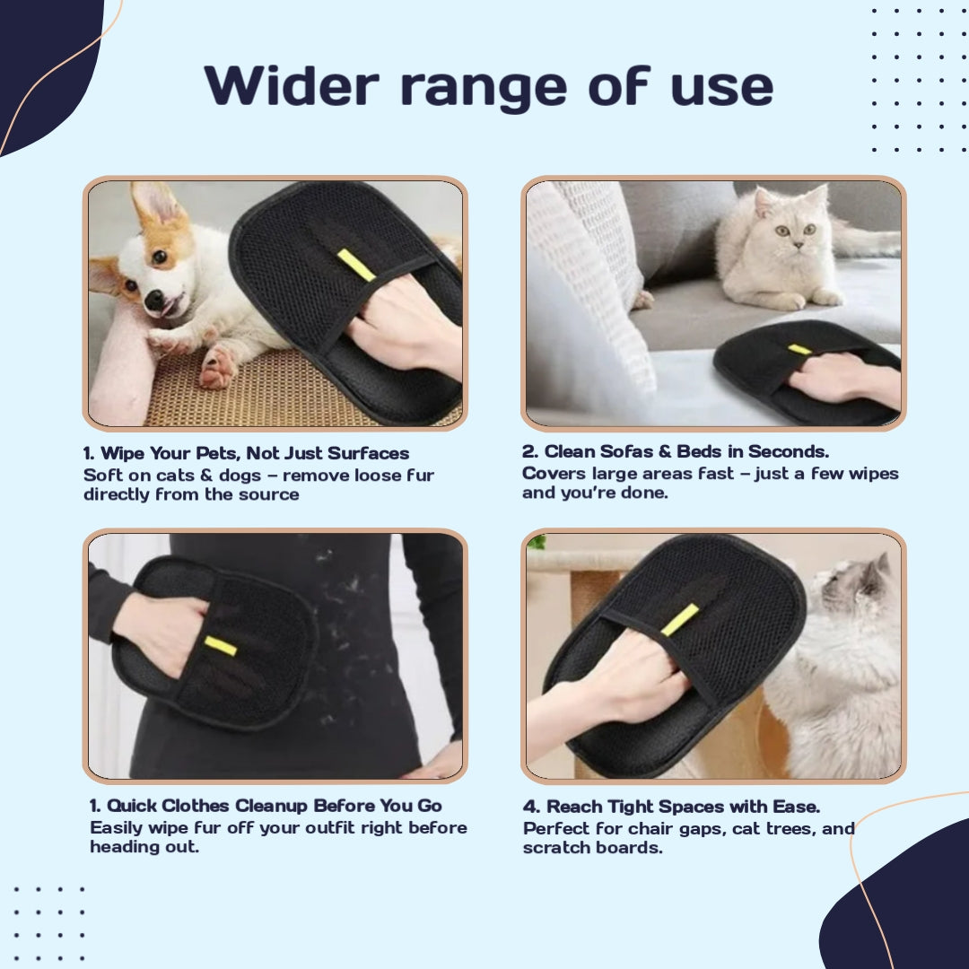 Reusable Pet Fur Remover Glove – 50% Off Today