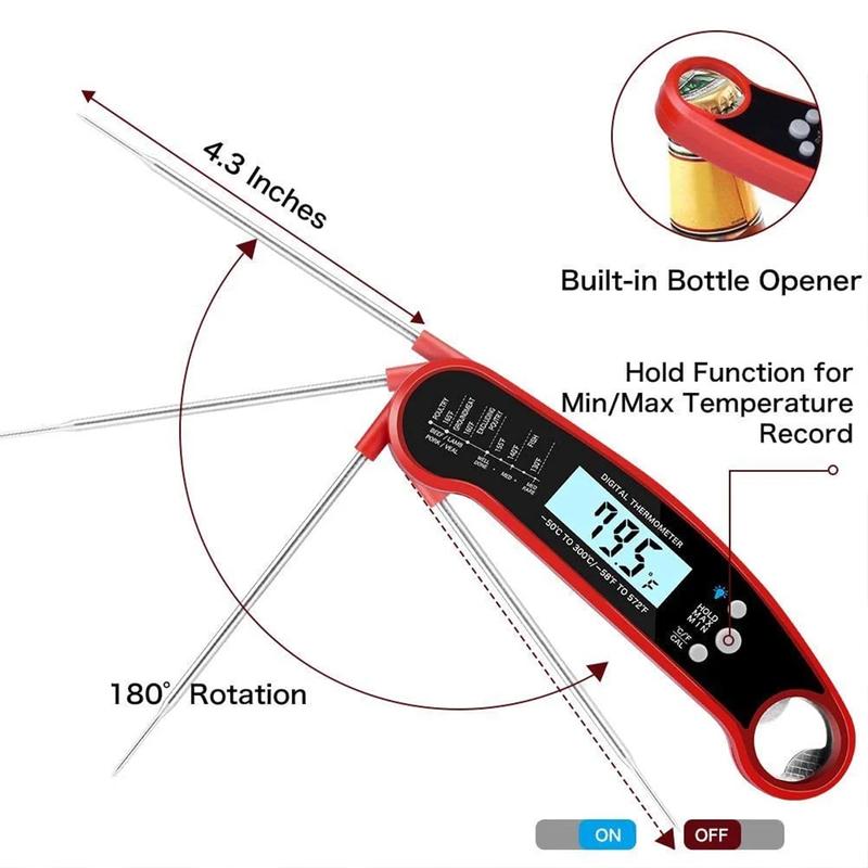 Lonicera Digital Thermometer for Cooking Food and Meat