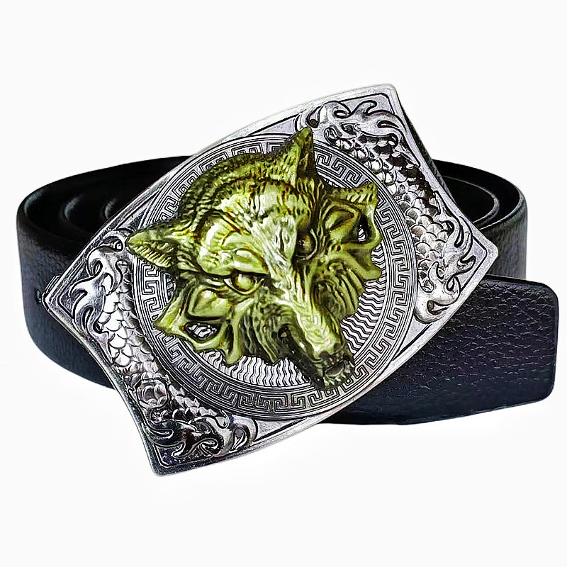 🔥🔥LAST DAY: 50% off Western Fashion Belts Made of Genuine Leather with Knife-Daisy Buttons