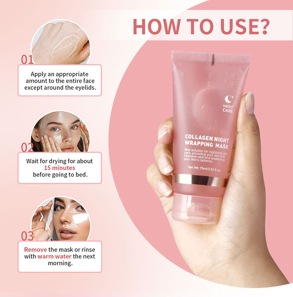 💖Collagen Exfoliating Mask – Deep Clean & Korean Skincare Radiance