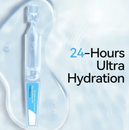 Ultra-Hydrating Serum -Vegan | 3% Hyaluronic Acid Glass Skin Single-Use Vials Skincare Comfort