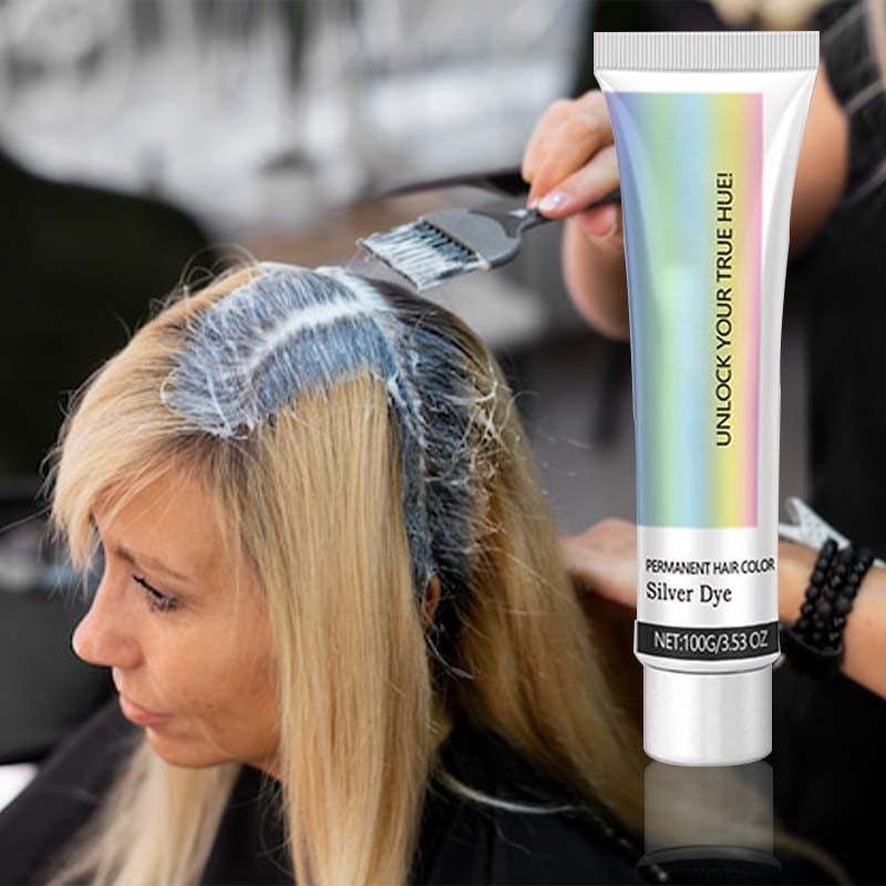 ✨2-in-1 Natural Essence Extract Silver Hair Dye