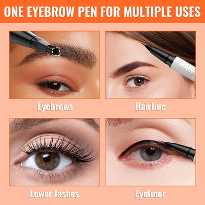 2-in-1 Microblading Eyebrow Pen with Free Square Brush
