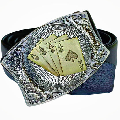 🔥🔥LAST DAY: 50% off Western Fashion Belts Made of Genuine Leather with Knife-Daisy Buttons