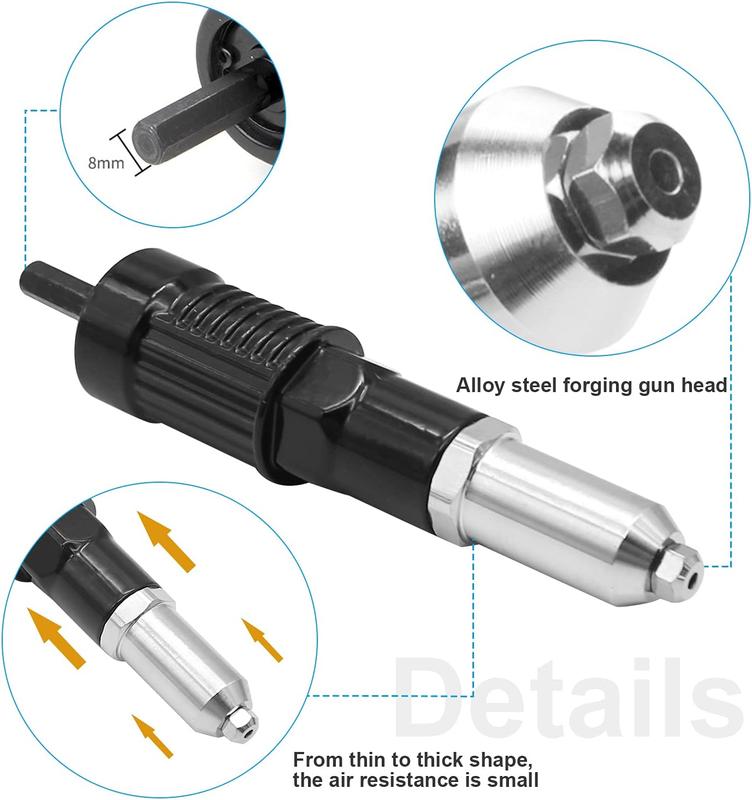 Electric Drill Conversion Rivet Drill Accessory Tool Kit