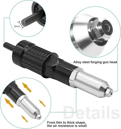 Electric Drill Conversion Rivet Drill Accessory Tool Kit