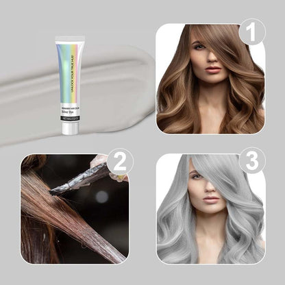 ✨2-in-1 Natural Essence Extract Silver Hair Dye