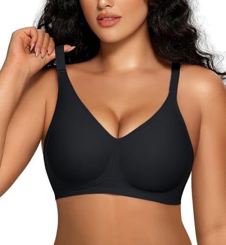 2PCS Seamless Full Cup Bra Without Wire Soft and Comfortable Convertible Bra