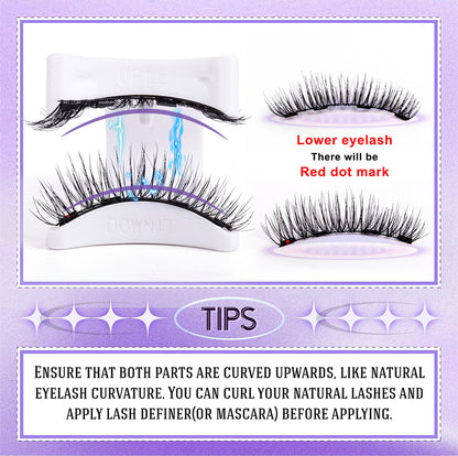 🎁Natural Magnetic 3D False Eyelashes Set