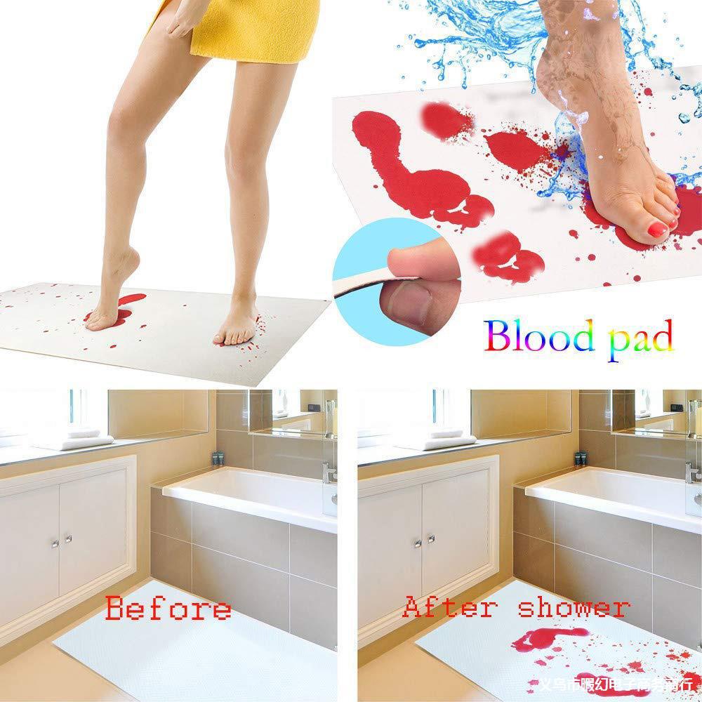 🎃Halloween Bloody Color Changing Bathroom Mats🩸Halloween Horror Appearance🩸