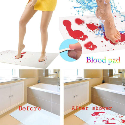 🎃Halloween Bloody Color Changing Bathroom Mats🩸Halloween Horror Appearance🩸