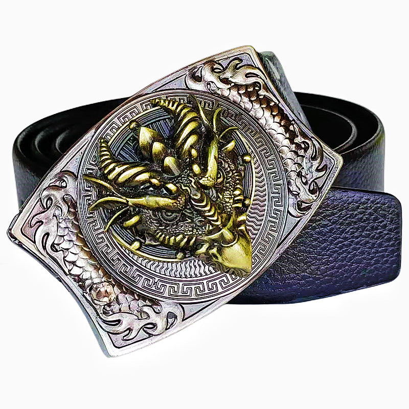 🔥🔥LAST DAY: 50% off Western Fashion Belts Made of Genuine Leather with Knife-Daisy Buttons