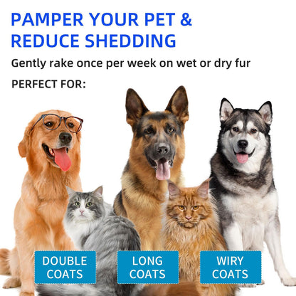🐱🐶Smart pet spray hair removal comb🐾