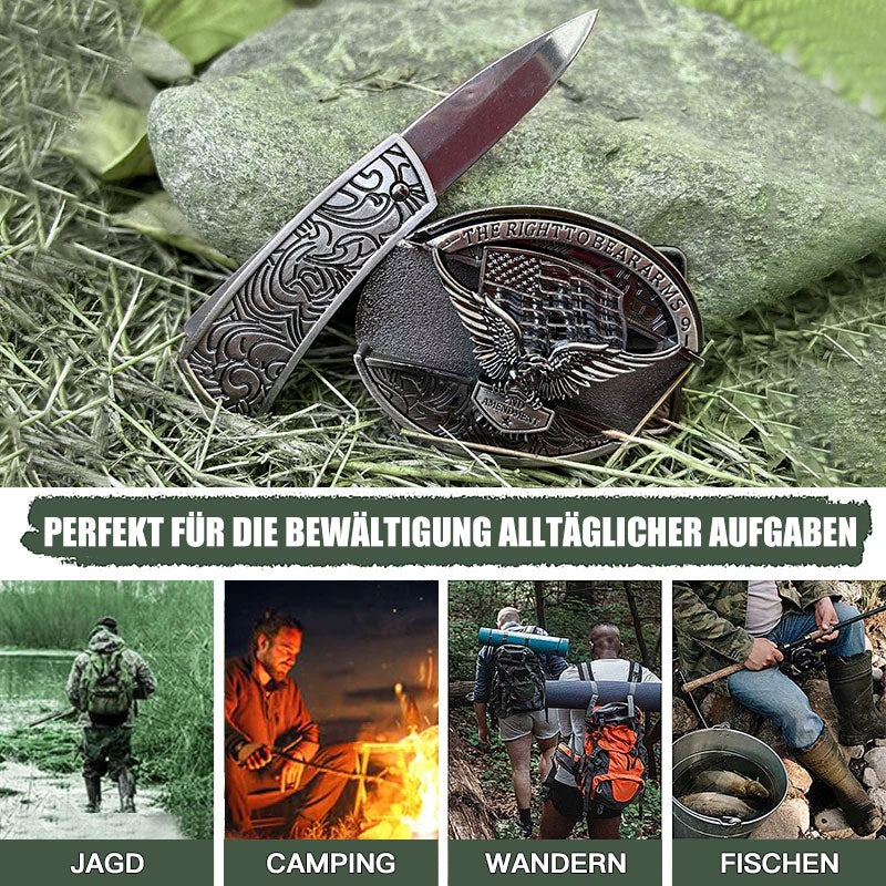 🔥🔥LAST DAY: 50% off Western Fashion Belts Made of Genuine Leather with Knife-Daisy Buttons