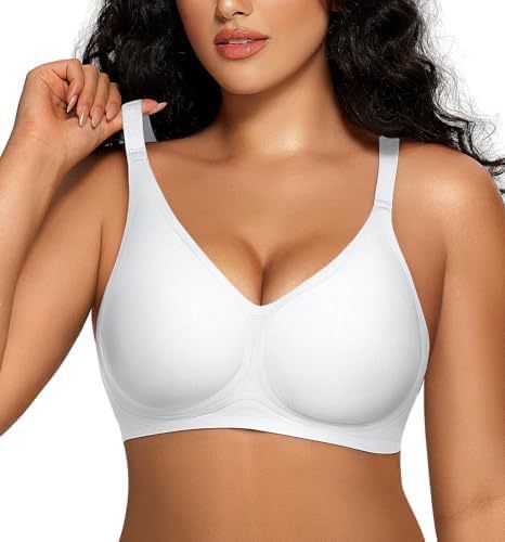 2PCS Seamless Full Cup Bra Without Wire Soft and Comfortable Convertible Bra