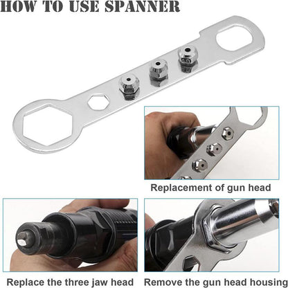 Electric Drill Conversion Rivet Drill Accessory Tool Kit