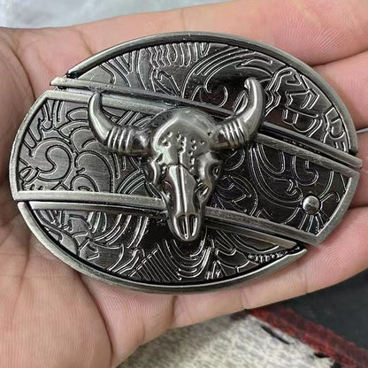 🔥🔥LAST DAY: 50% off Western Fashion Belts Made of Genuine Leather with Knife-Daisy Buttons
