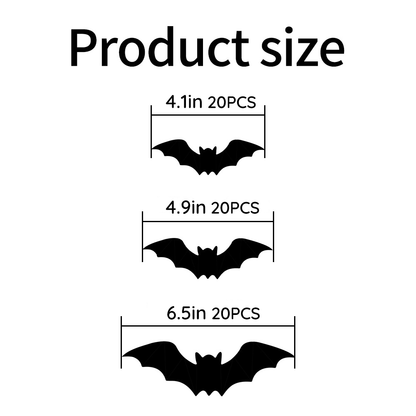 🦇👻3D bat light🎃 Detachable for Halloween party🎉