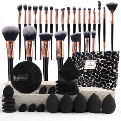 💝42 Pcs pink makeup tool set🎀One-click makeup application solves all makeup problems💄💖